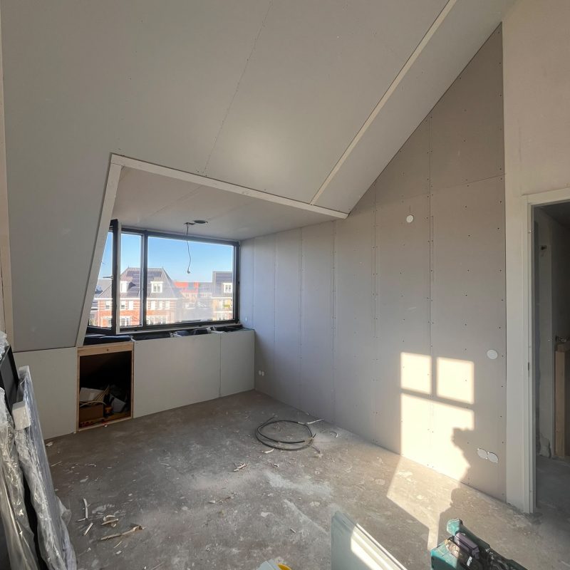 splitsing kamer in twee verbouwing